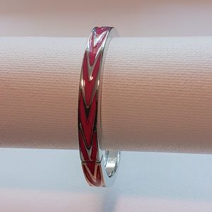 Lia Sophia Zenith Bracelet Hot Pink and Silver